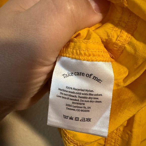 Halfdays Joyner Windbreaker Size XSmall Pullover Snap Pockets Hood Color Zinnia‎ - Picture 7 of 9